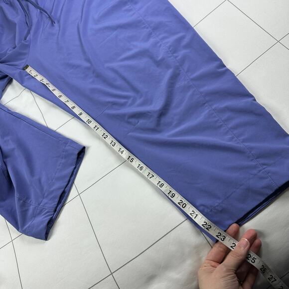 Athleta Pants Womens 18 Adonis Purple Arrival Crop Stretch Sporty Commute Travel - Picture 10 of 12